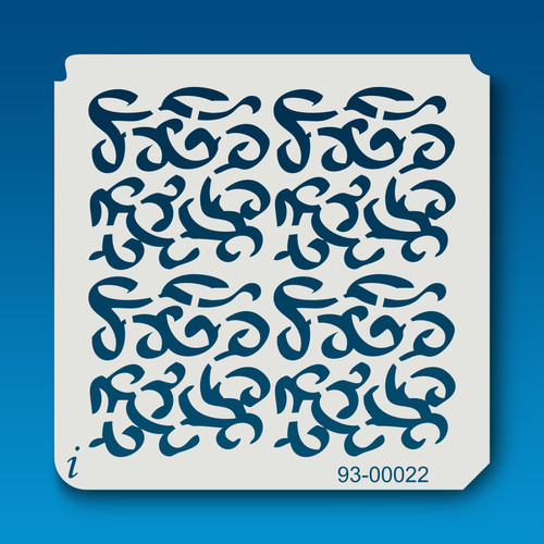 93-00022 Arabian Swirls Stencil