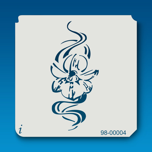 98-00004 Wispy Smoke Iris Stencil