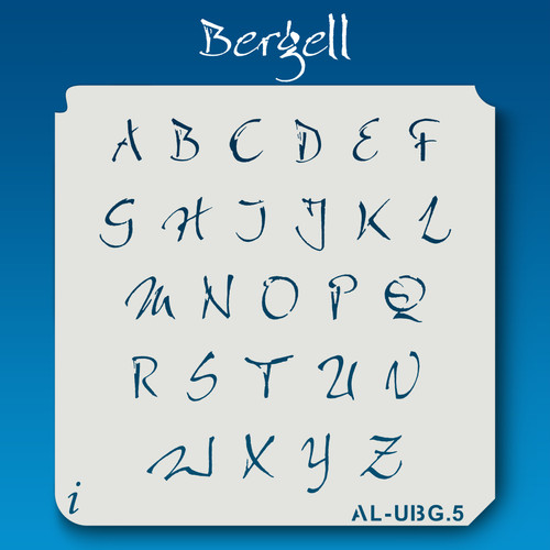 AL-UBG Bergell - Alphabet Stencil Uppercase