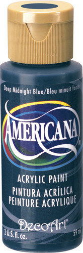 Deep Midnight Blue - Acrylic Paint (2oz.)