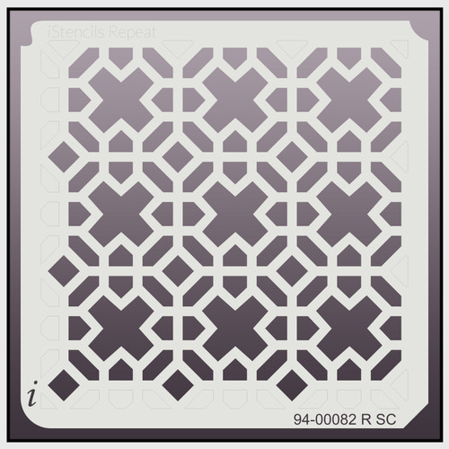 Stencil with Geometric Patterns - G0041