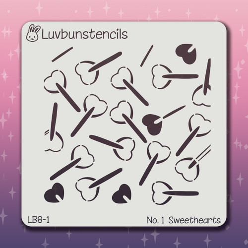 LB-01 no.1 sweethearts stencil