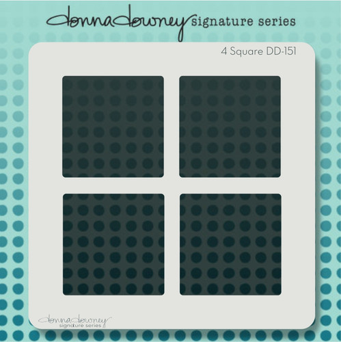 DD-151 4 squares stencil