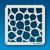 04-00025 Water Droplet Pattern Stencil