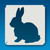 22-00074 sitting bunny stencil