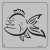 26-00026 Goofy Fish Graffiti Stencil