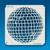 54-00054 disco ball stencil