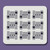 8X10 PTP-004 Grid Dot 2 Stencil