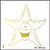96-00042 Cartoon Starfish Stencil