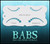 BB-BAB 4018 Cirque eyebrow stencil