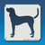11-00152 blood hound dog stencil