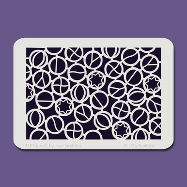 JS-075 tumbled stencil - iStencils