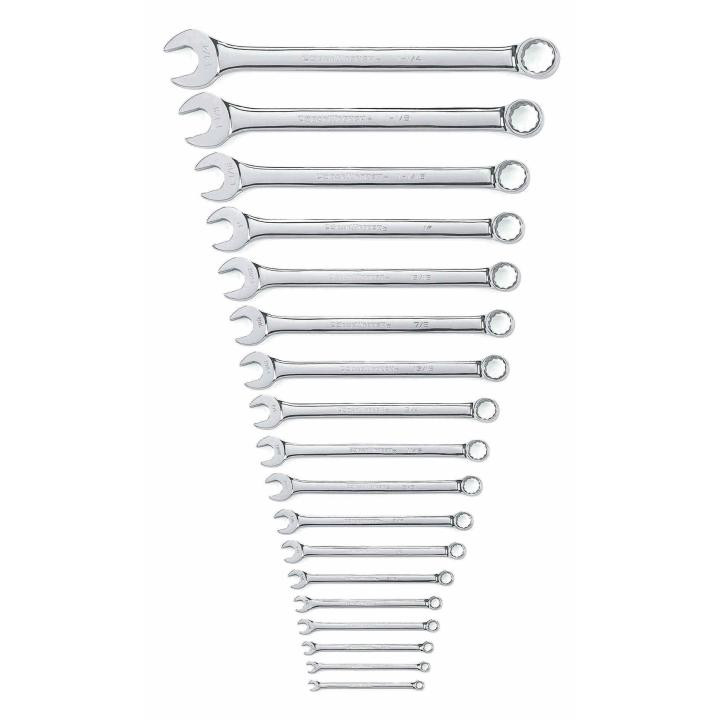 Gearwrench - 18 Pc. 12 Point SAE Long Combination Wrench Set with Wrench Roll