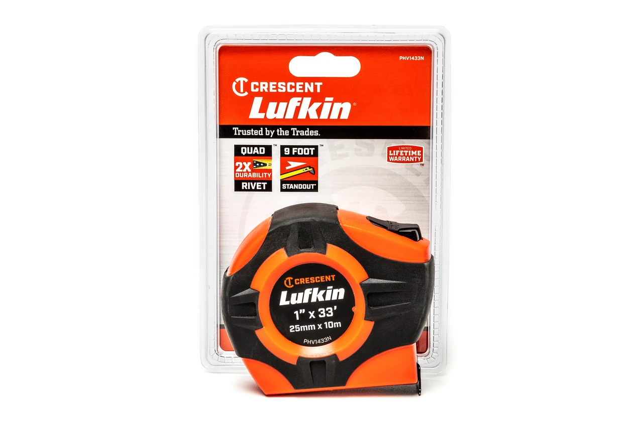 Lufkin — Hi-Viz Orange Power Tapes