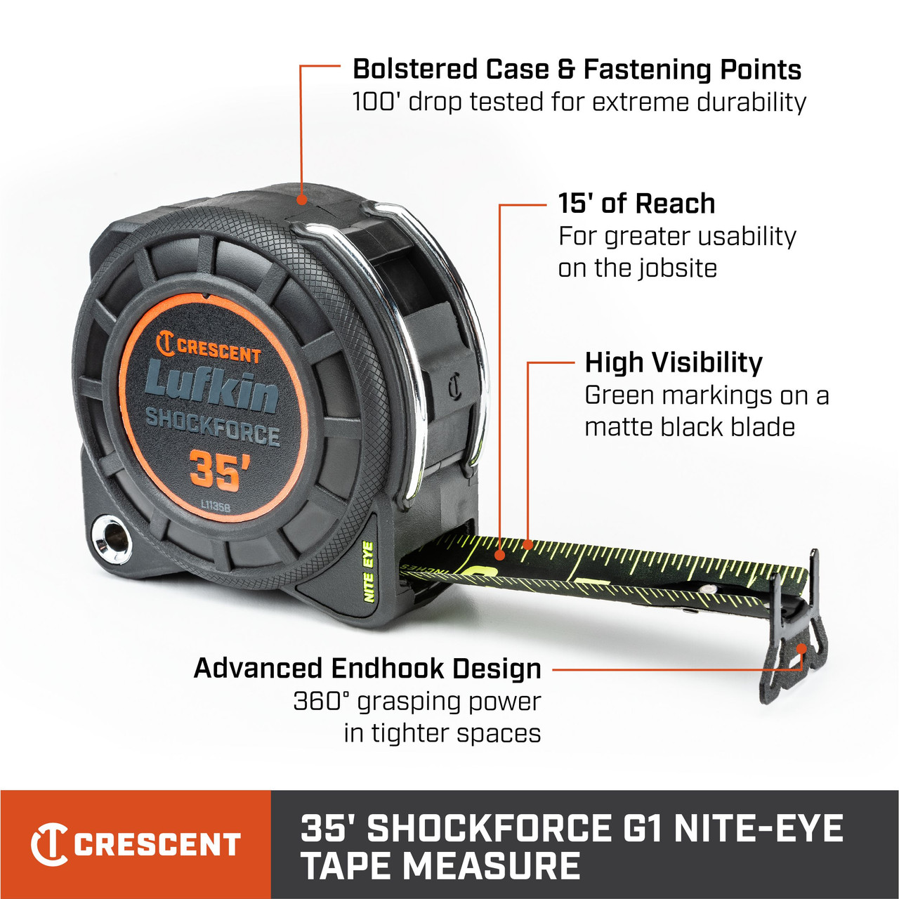 Lufkin - Gen 1 ShockForce / Nite Eye Power Tapes