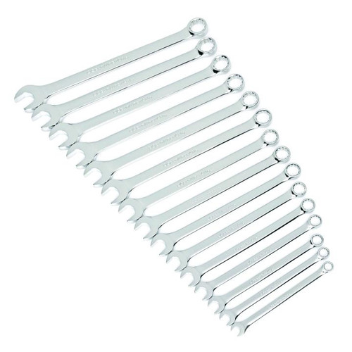 Gearwrench 15 Pc. 12 Point Metric Long Combination Wrench Set