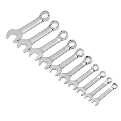 Gearwrench - 10 Pc. 12 Point SAE Stubby Length Combination Wrench Set