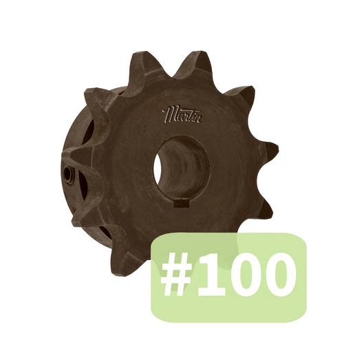 Martin - 100BS - #100 Chain Bore to Size Sprocket