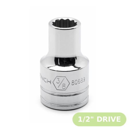 GearWrench - 1/2" Drive Chrome Socket