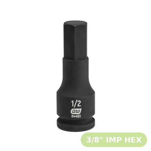 GearWrench - 3/8" Drive Impact Hex Bit Socket