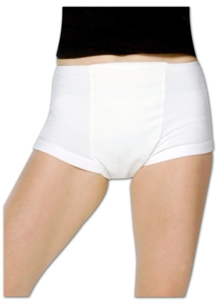 Reusable Incontinence Pants - White
