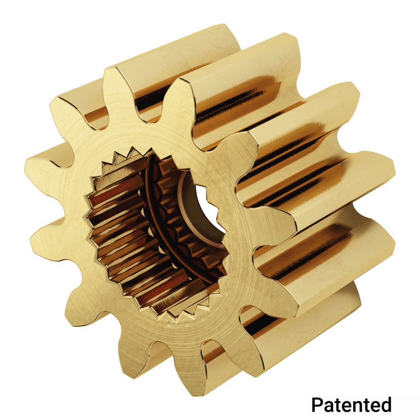 2305 Series Brass, MOD 0.8, Servo Gear (24 Tooth Spline, 12 Tooth