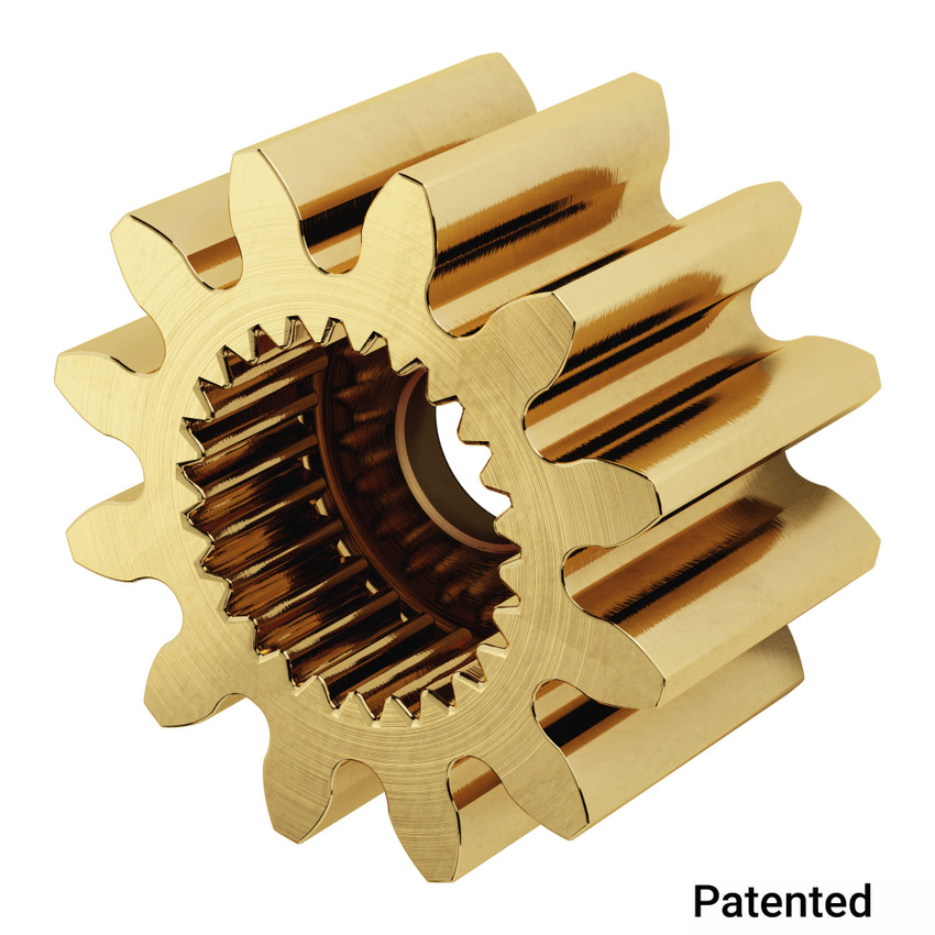 2305 Series Brass, MOD 0.8, Servo Gear (25 Tooth Spline, 12 Tooth