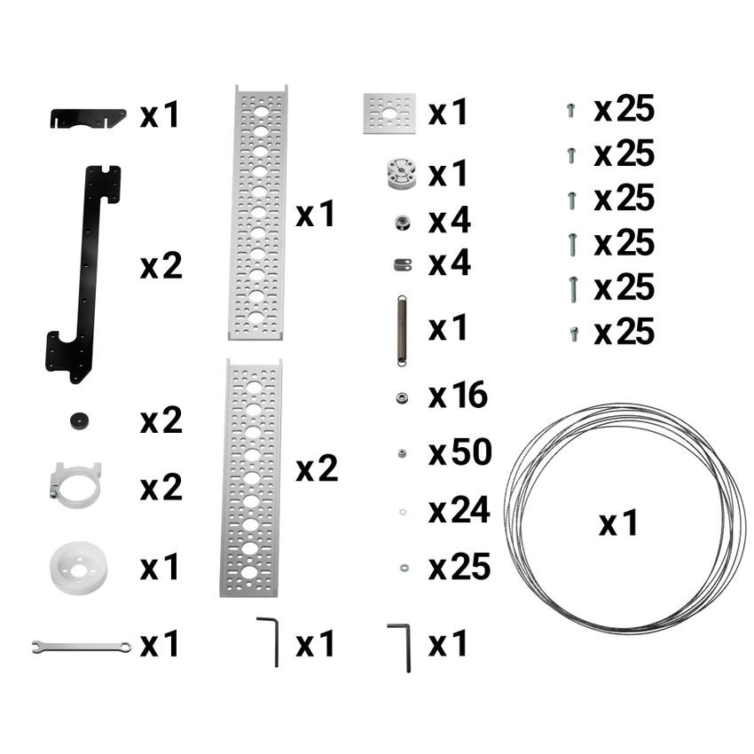LowSide Cascading Kit (Two Stage, 376mm Travel) goBILDA