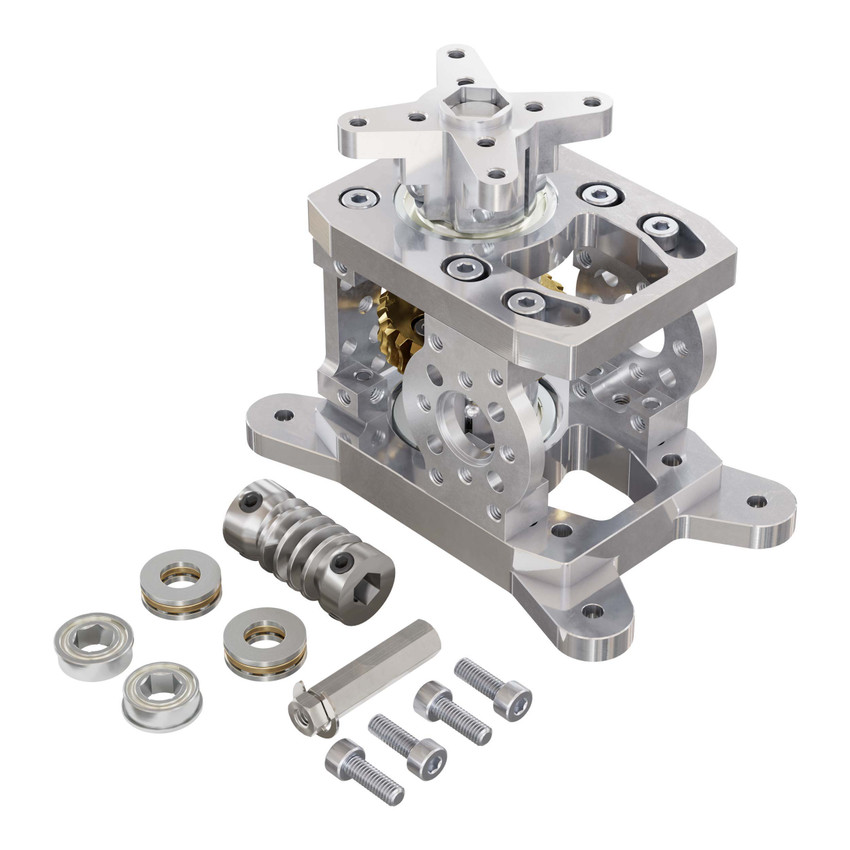 Super Duty Worm Drive Pan Kit (281 Ratio) goBILDA