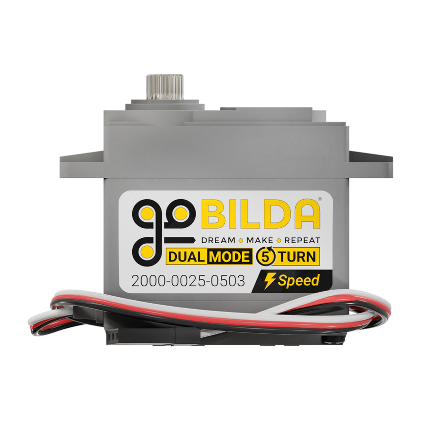 2000 Series 5Turn, Dual Mode Servo (253, Speed) goBILDA