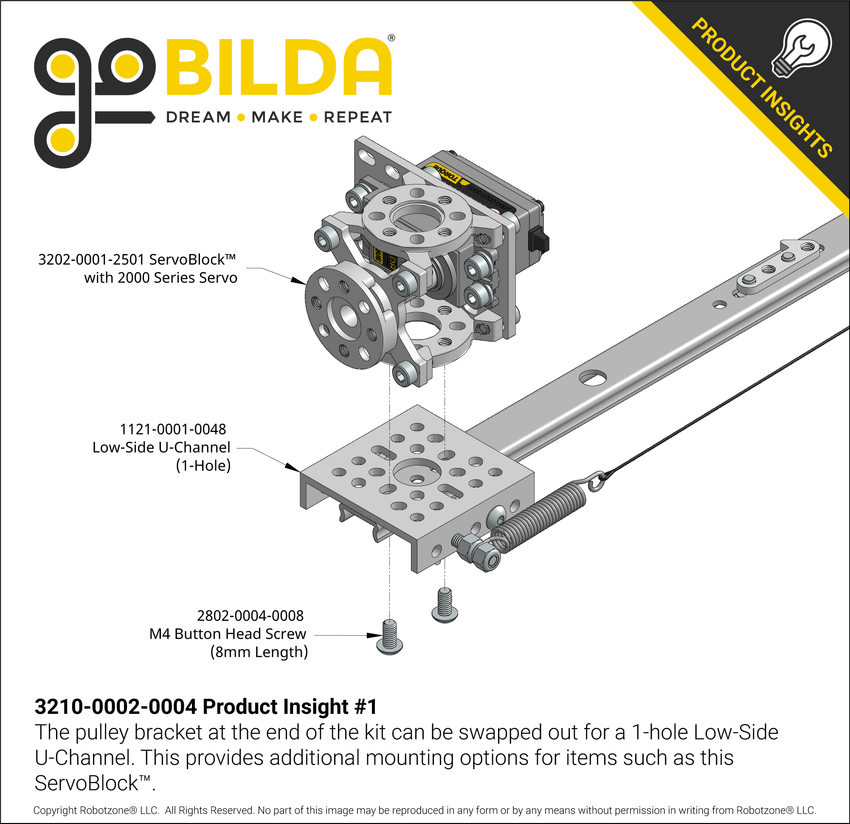 4 Stage ViperSlide Kit (Cable Driven) goBILDA