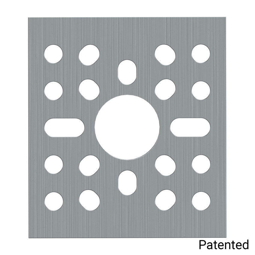 One Pattern Plate 1123 Series Pattern Plate (1 x 1 Hole, 43 x 48mm) - goBILDA