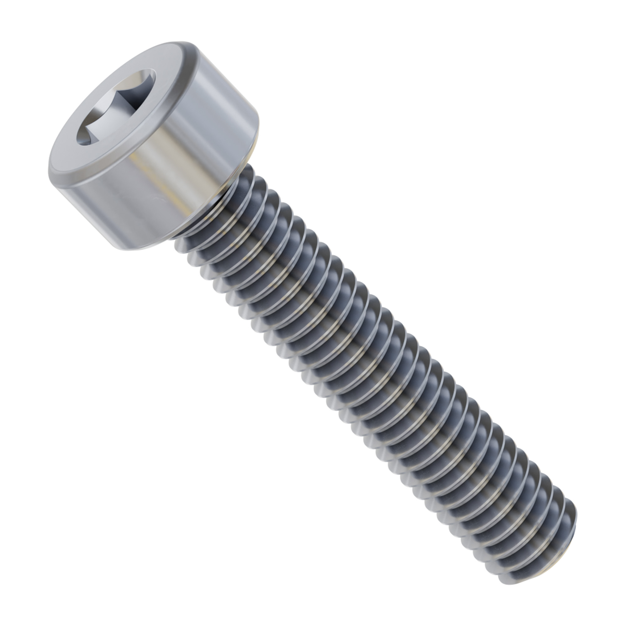 2800 Series Zinc-Plated Steel Socket Head Screw (M4 x 0.7mm, 20mm Length) -  25 Pack