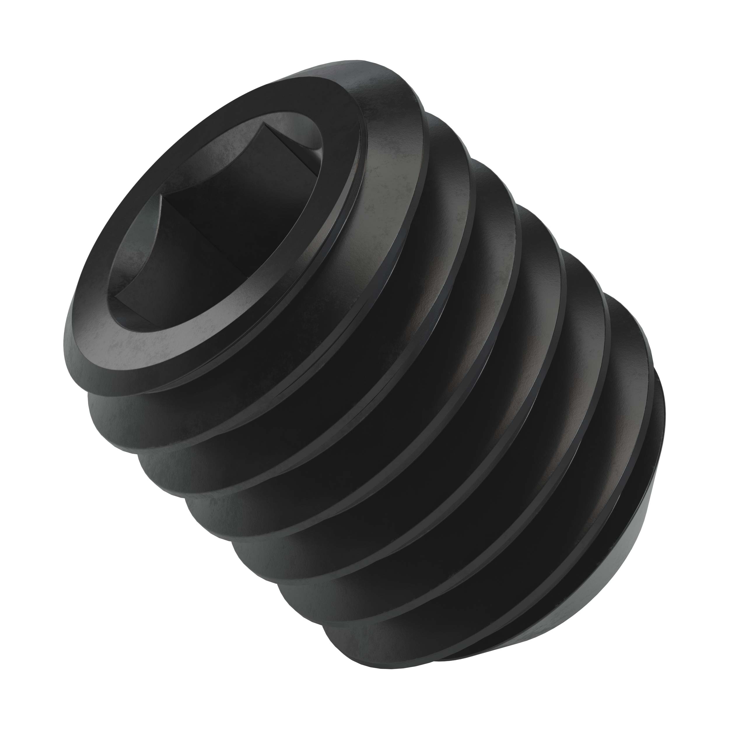 Viti Senza Testa M4-0.7 X 6mm – Punta A Tazza, Ossido Nero, Acciaio Legato, 50 Pezzi - 3