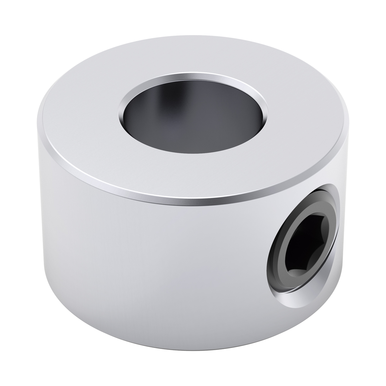 2906 Series Aluminum Set Screw Collar (6mm Bore, 8mm Length) 2 Pack