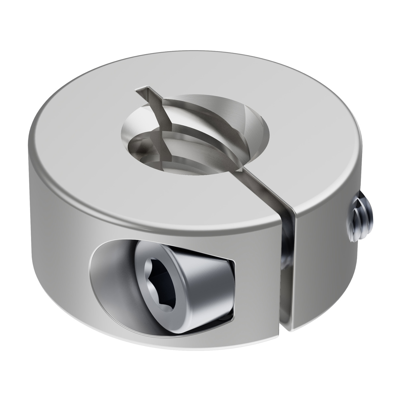 3504 Series Lead Screw Clamping Collar (8mm Lead, 4 Start, 18mm OD, 8mm