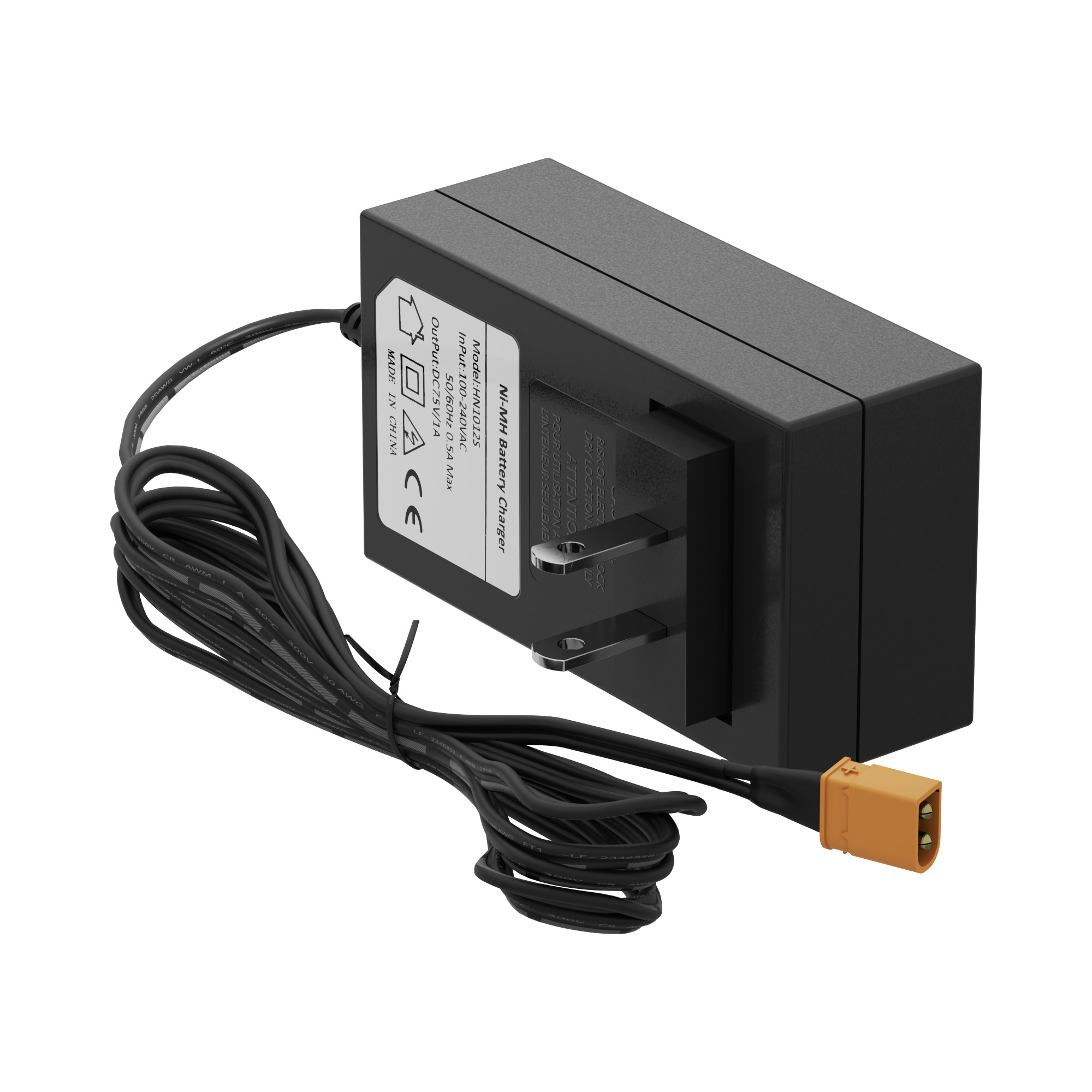 Chargeur de piles NiMH - R03 et R06 - Sortie USB 5 VDC