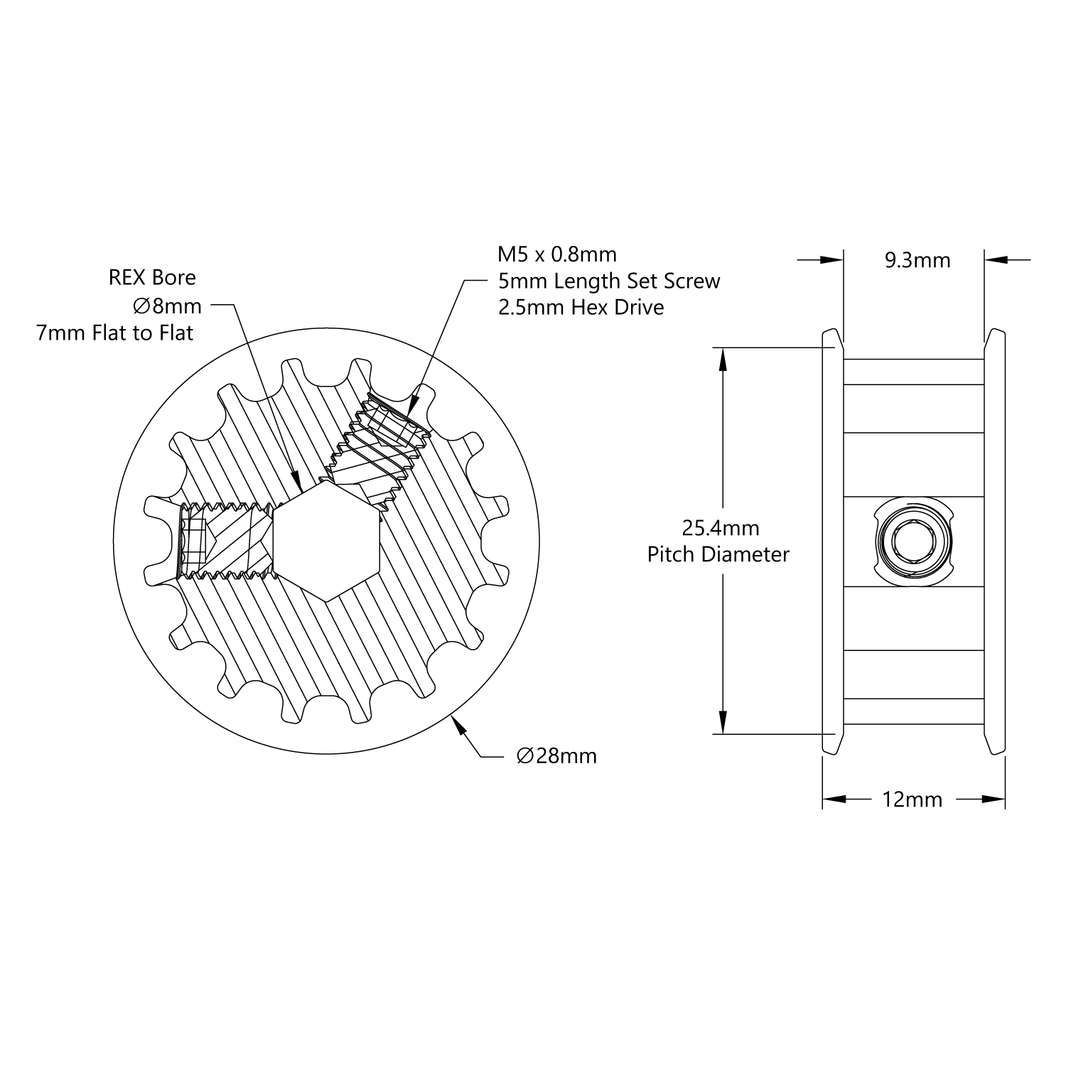 htd belt pulley