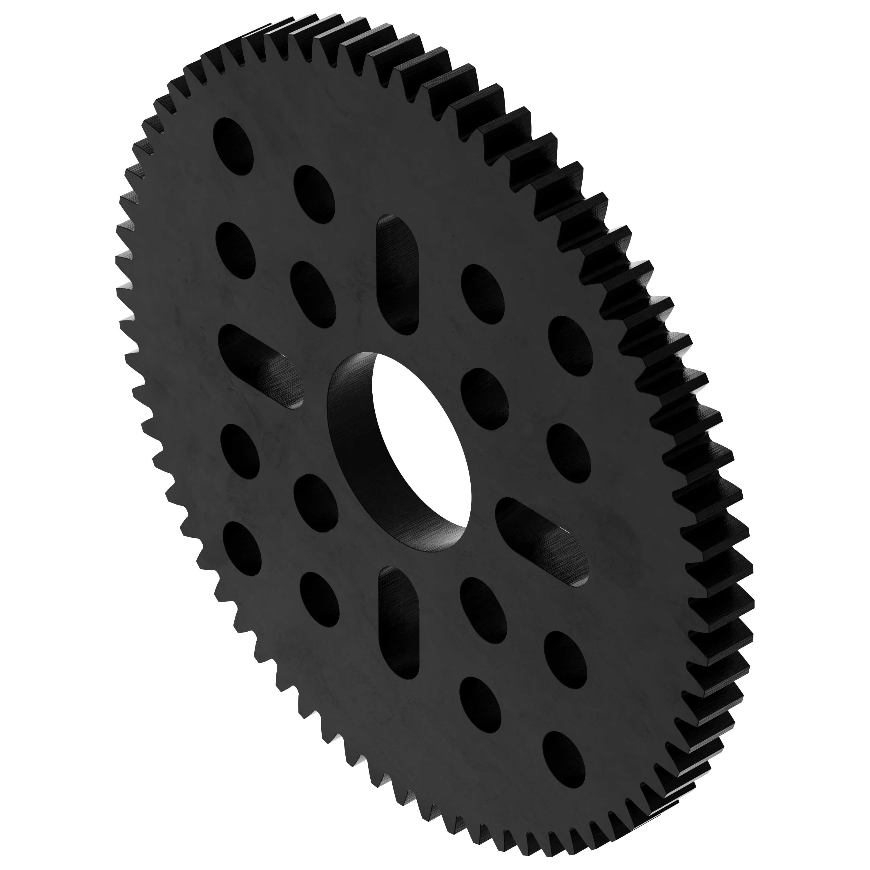 70 Tooth Hub-Mount Gear (MOD 0.8, 4mm Thick Acetal) - goBILDA