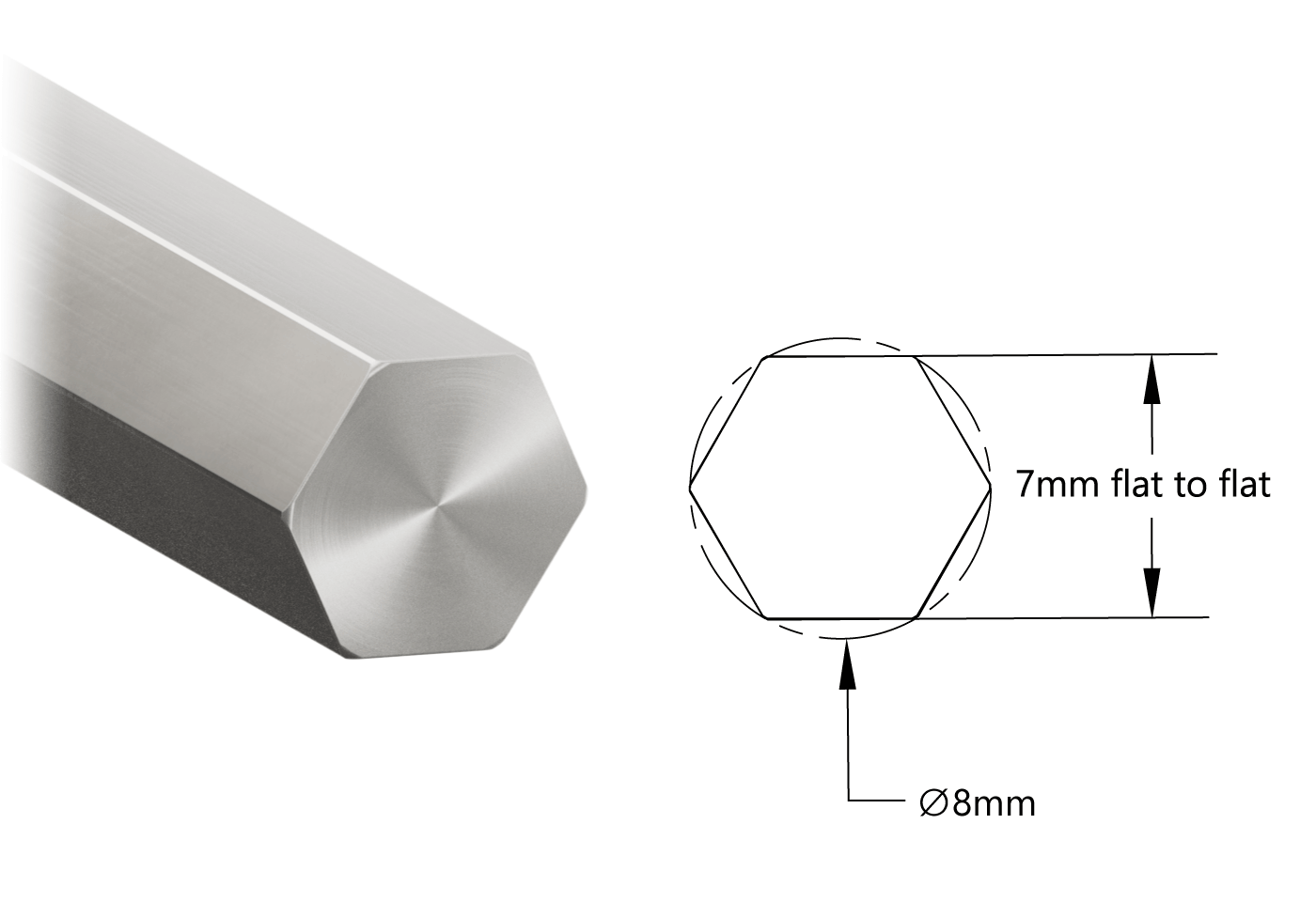 MOTION Shafting & Tubing Stainless Steel REX™ Shafting Stainless