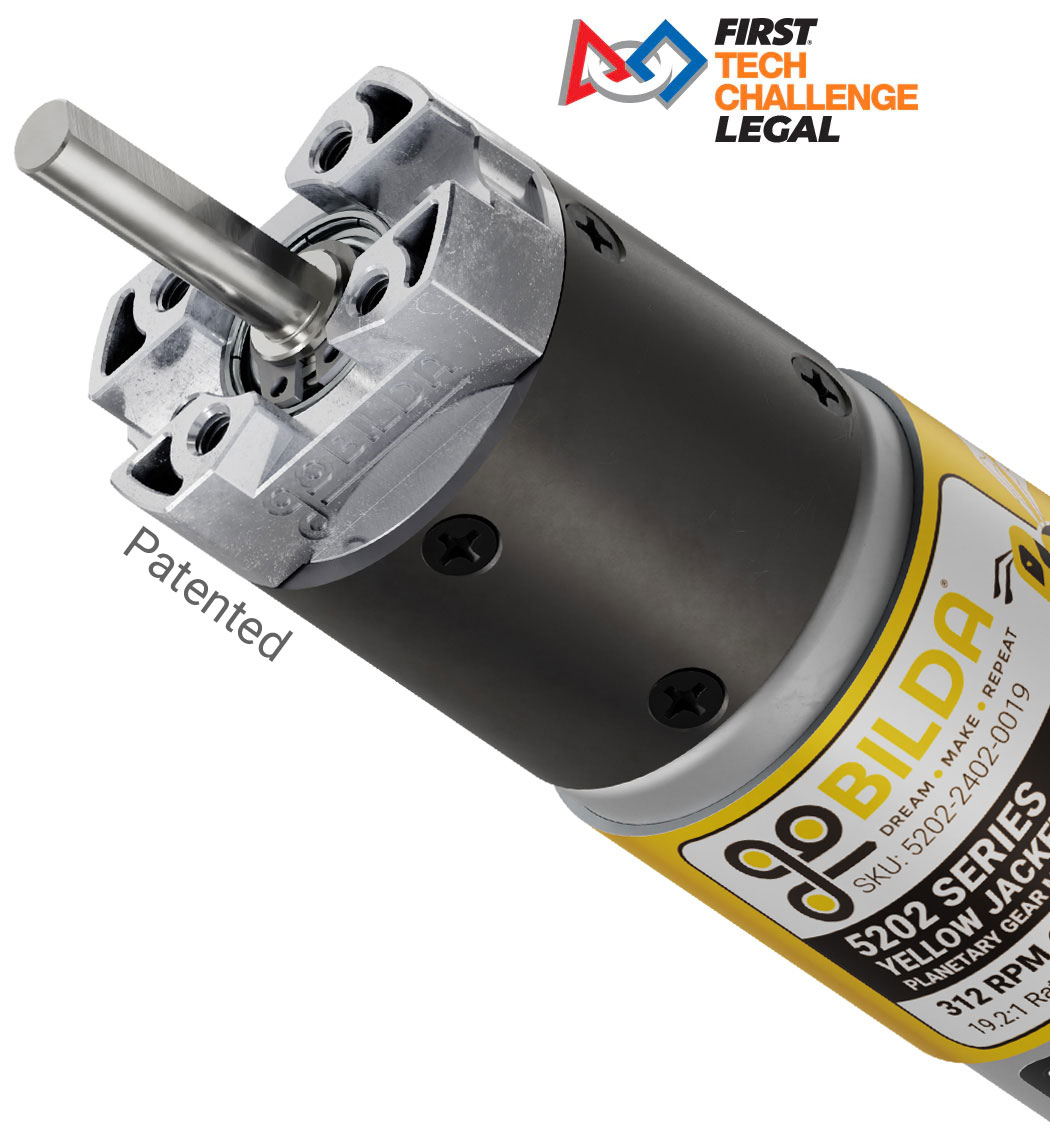 MOTION - Motors - Yellow Jacket Planetary Gear Motors - goBILDA®