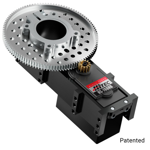 3206 Series Servo Gearbox (91 Ratio, Hitec HS788HB Servo) goBILDA