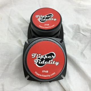 Flipper Fidelity 4" FF4/8NS 2-Way 8 Ohm Black Speaker Pair