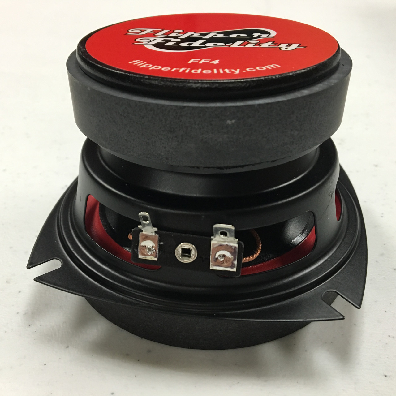 Flipper Fidelity FF4/4 4" 2-way 4 Ohm Speaker Black Cone