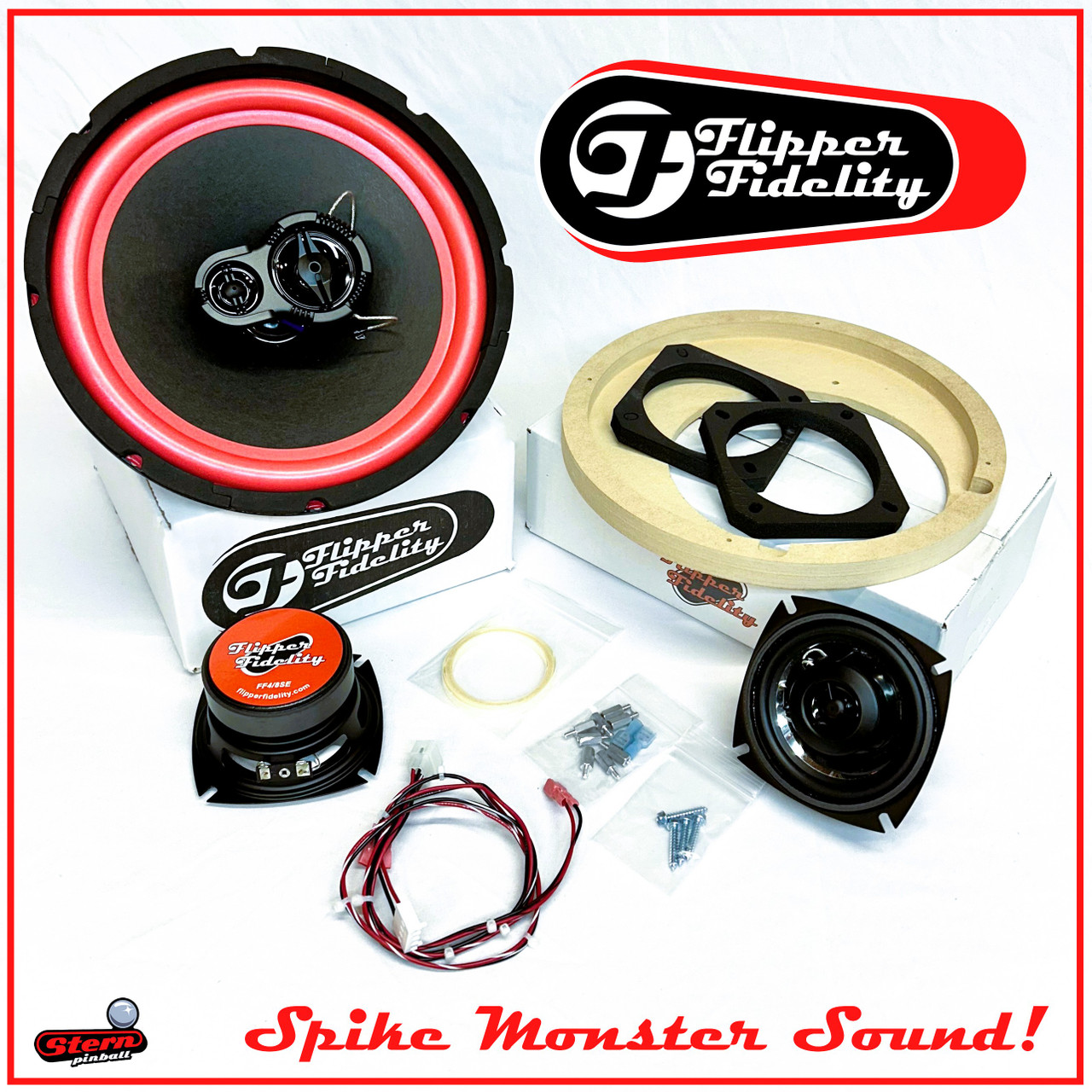 Stern Spike Complete Speaker System 10" 3way MONSTER SOUND!