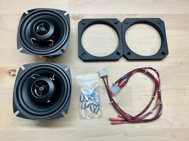 NS - Black Stern Spike BackBox Speaker Kit