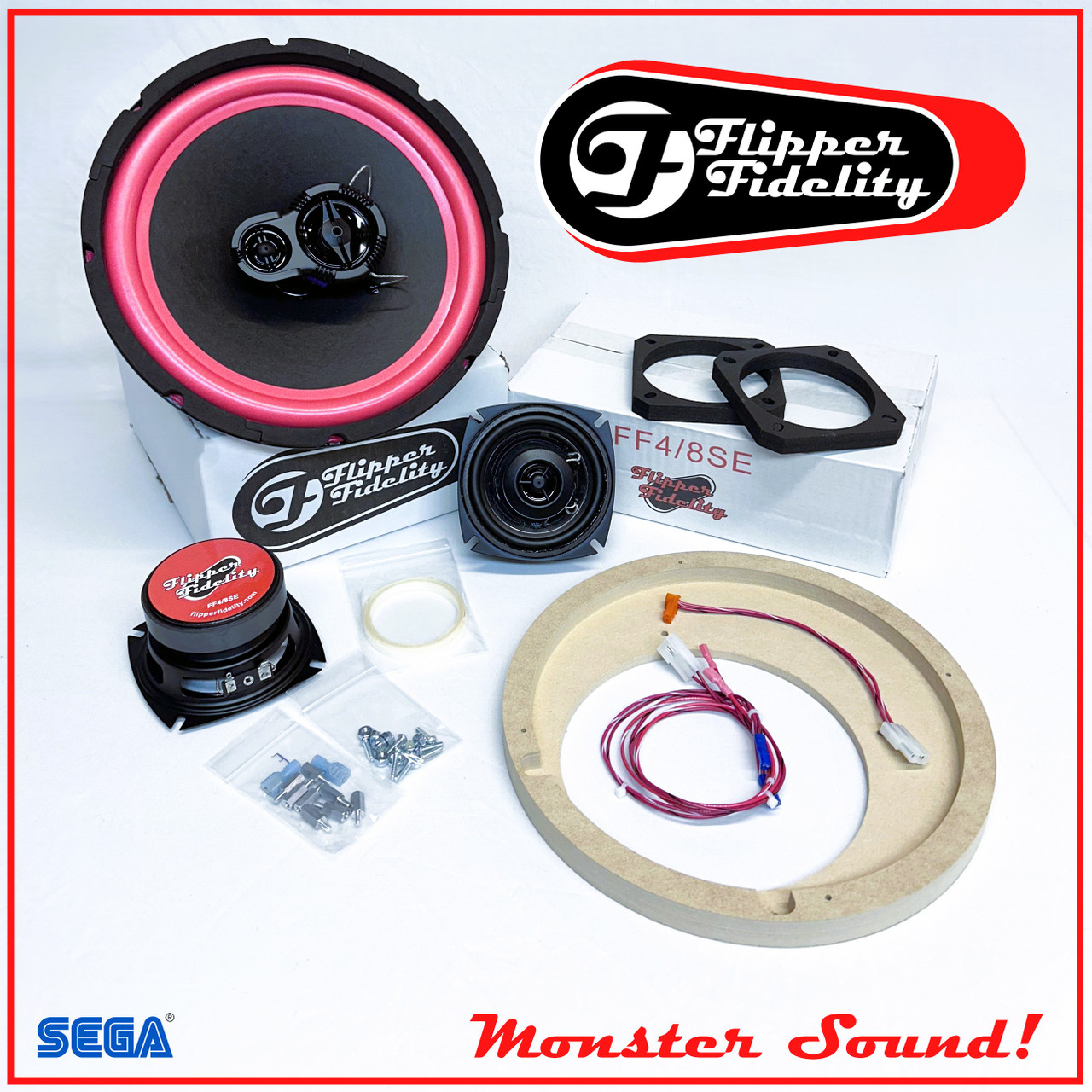 Sega Showcase 10" 3-way Speaker System.  MONSTER SOUND!