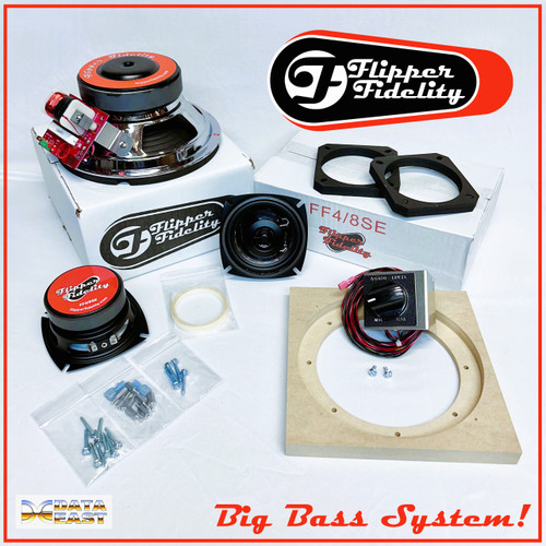 Data East V3A Complete Speaker System.  BIG BASS WOOFER!