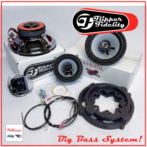 Swords of Fury Pinball Speaker Upgrade Kits from Flipper Fidelity