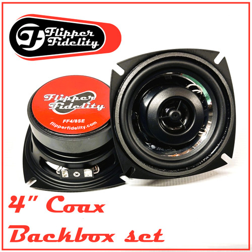 Flipper Fidelity FF4 4" 2-way Speaker 4 OR 8ohm. Choose your cone color